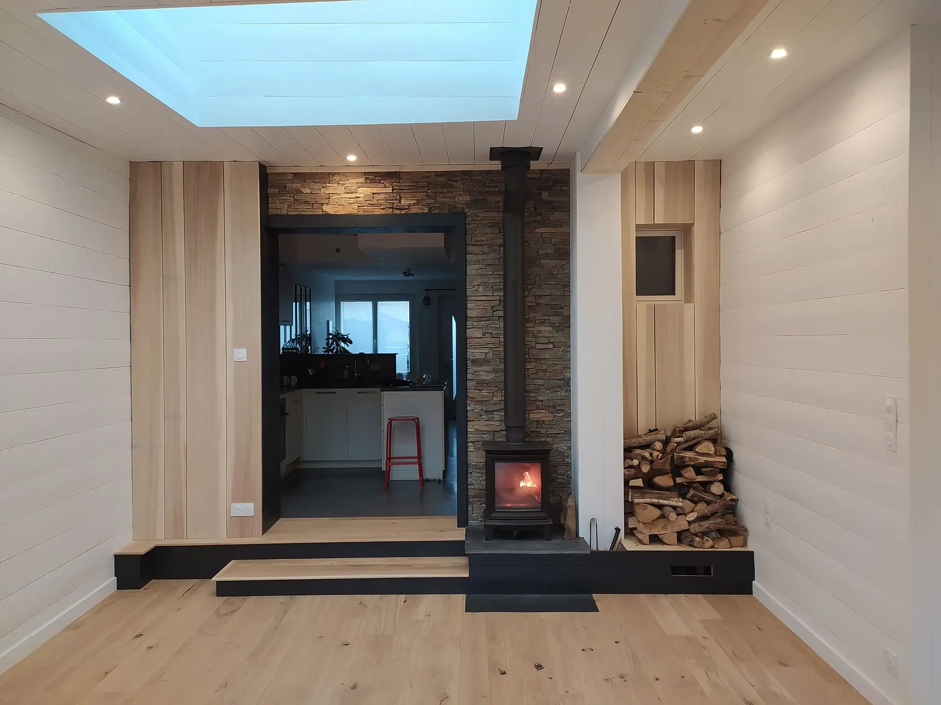 Extension Bois Agencement intérieur